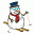 Download Frosty Goes Skiing Screen Saver