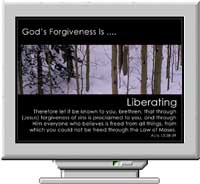 God's Forgiveness Screen Saver Screenshot