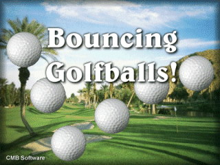 Bouncing Golf Balls Screenshot