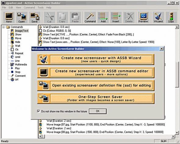 Active ScreenSaver Builder Screenshot