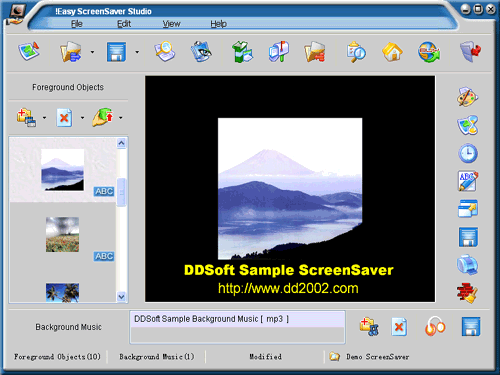 !Easy ScreenSaver Studio Screenshot