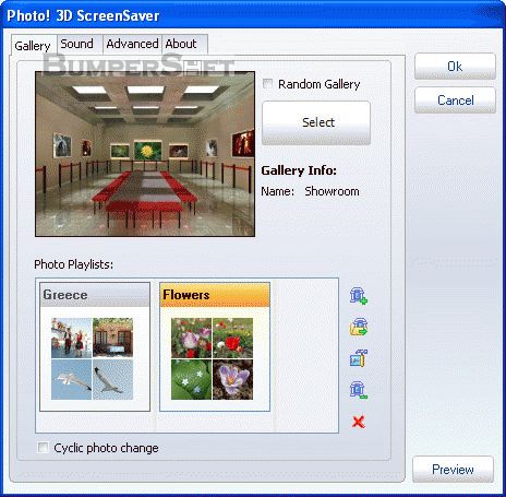 Photo! 3D Screensaver Screenshot