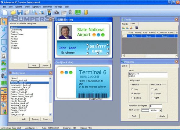 Advanced ID Creator Premier Screenshot