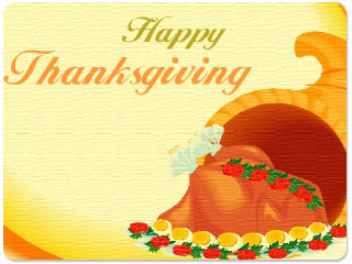 Animated Thanksgiving Wishes Wallpaper Screenshot
