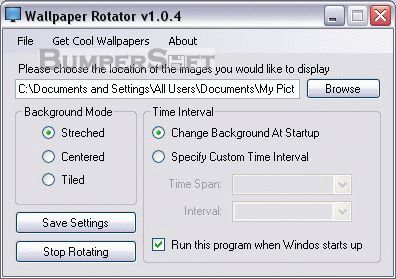 Wallpaper Rotator Screenshot