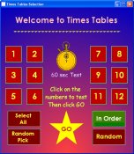 Times Tables Screenshot