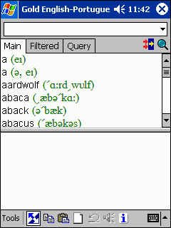 LingvoSoft Basic Talking Dictionary English <-> Portuguese for Pocket PC Screenshot