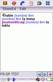 SlovoEd French-Spanish Screenshot