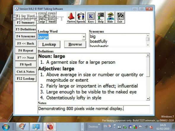 Talking Dictionary Screenshot