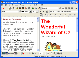eBooksWriter GOLD Screenshot