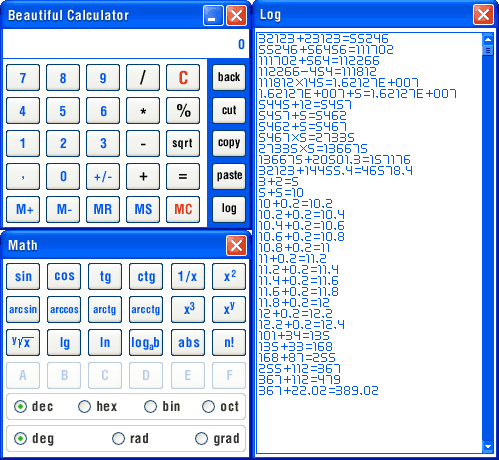 Beautiful Calculator Screenshot