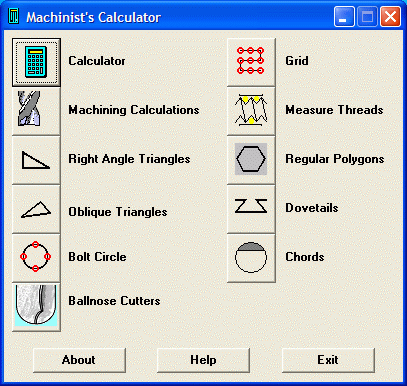 Machinist Calculator Screenshot