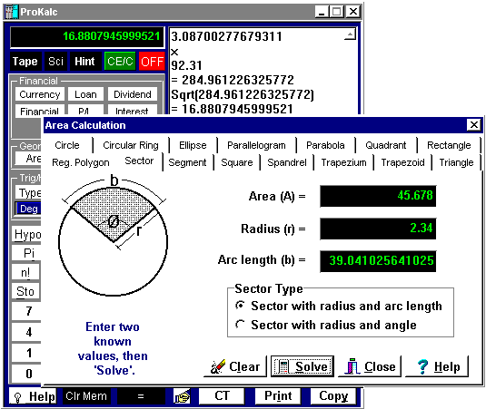 ProKalc Screenshot