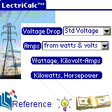 LectriCalc PocketPC Screenshot
