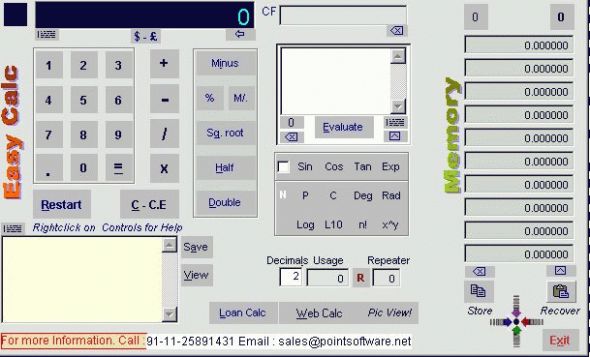 EasyCalc Screenshot