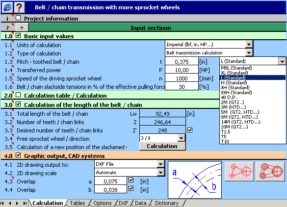 MITCalc: Multi Pulley Calculation Screenshot