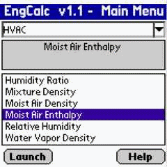 EngCalcLite(HVAC) Screenshot