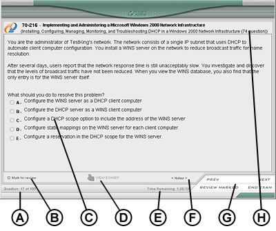 E20-050 Exam Simulator Screenshot