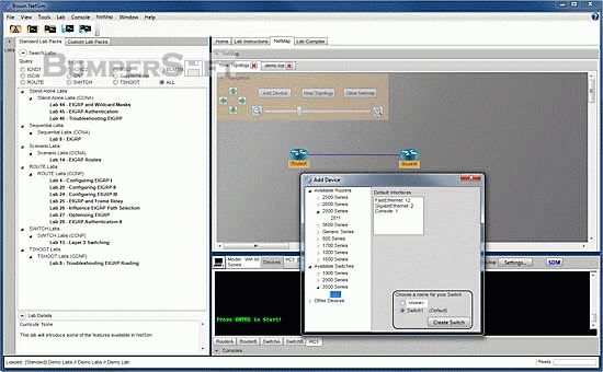 Boson Router Simulator Screenshot