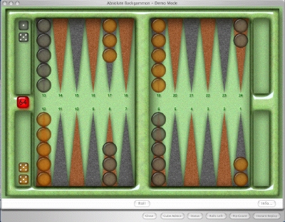 Absolute Backgammon Screenshot