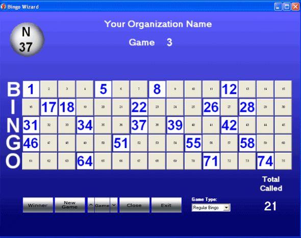 Bingo Wizard Screenshot