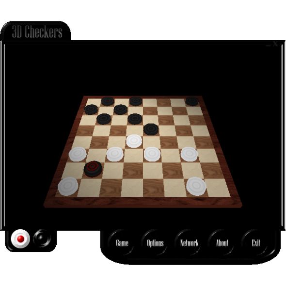 3D Checkers Screenshot