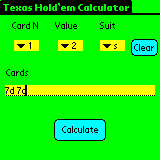 Texas Hold'em Calculator for PPC Screenshot