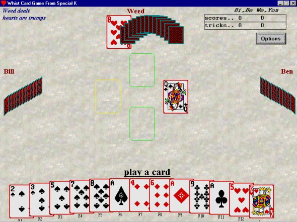 WHIST Card Game From Special K Screenshot