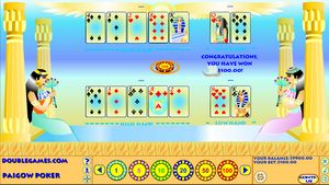 Egyptian Pai Gow Poker Screenshot