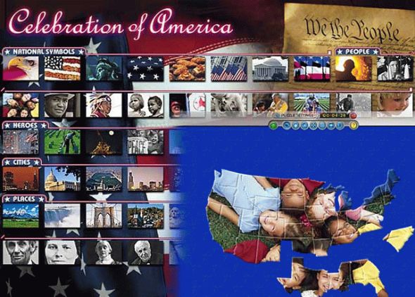 Celebration of America Jigsaw Puzzle Screenshot