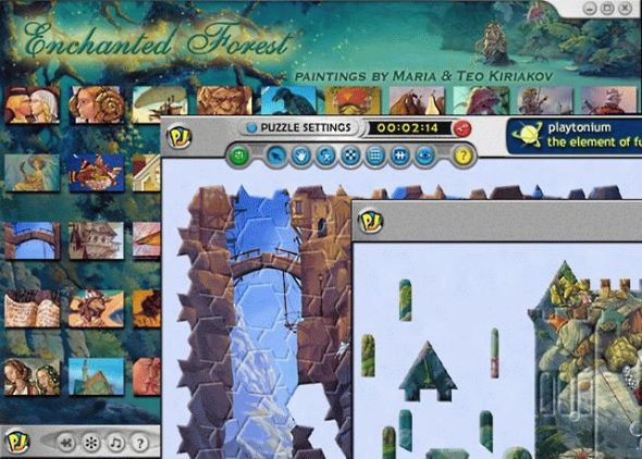 Enchanted Forest Jigsaw Puzzle Screenshot