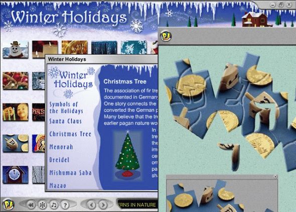 Winter Holidays Jigsaw Puzzle Screenshot