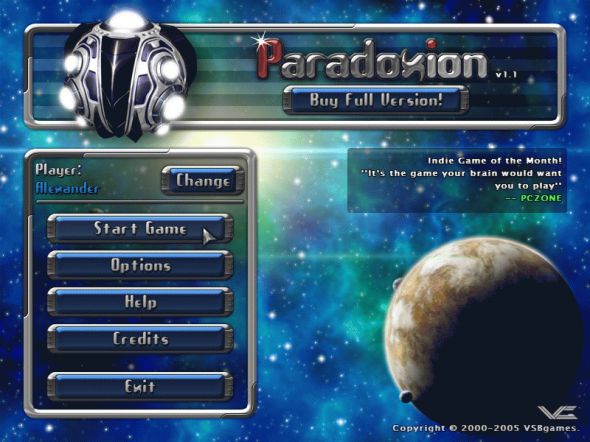 Paradoxion Screenshot