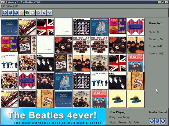 Memory for The Beatles Screenshot
