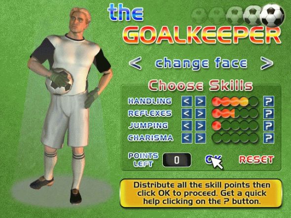 Goalkeeper (WIN) Screenshot