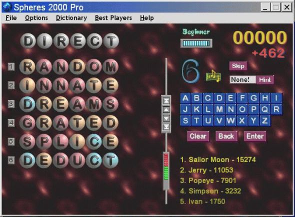 Spheres 2000 Pro Screenshot