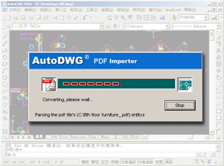 AutoDWG PDF Importer Screenshot