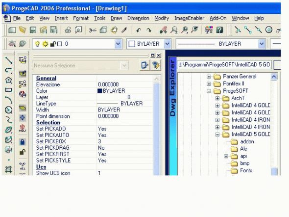 progeCAD 2008 Professional Screenshot
