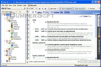 PIM XP Screenshot