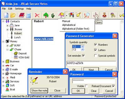 JBLab Secure Notes Screenshot