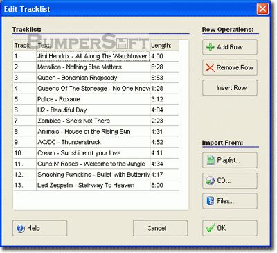CD-Cover Editor Screenshot