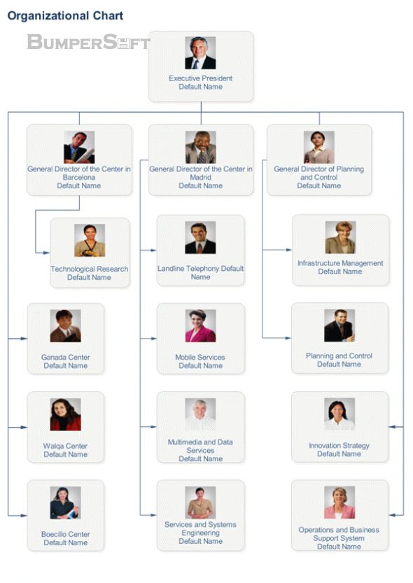 EDraw Organizational Chart Screenshot