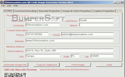 QR-Code Image Generator Screenshot