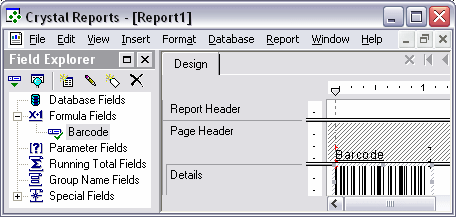Barcode UFL for Crystal Reports Screenshot