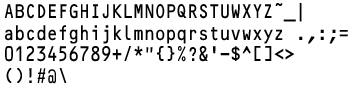 Morovia OCR-A OCR-B Fontware Screenshot