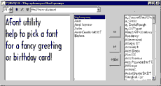 Advanced Font Viewer Screenshot