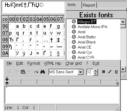 Font Viewer Screenshot