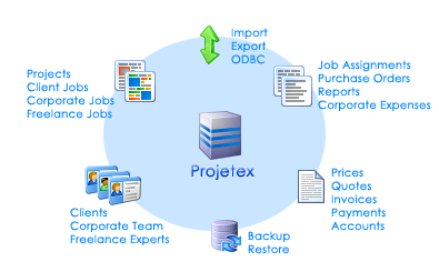 Projetex 2005 Import Utility Screenshot