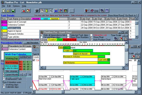 PlanBee Project Management Planning Tool Screenshot