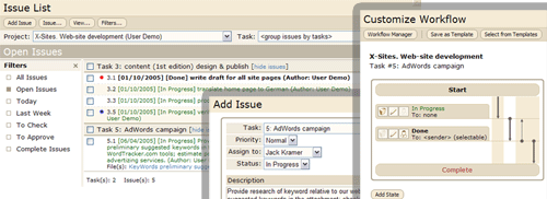 WebAsyst Issue Tracker Screenshot